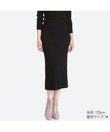 UNIQLO | メリノブレンドリブスカート(スカート)