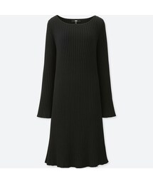 UNIQLO | メリノブレンドワイドスリーブワンピース(ワンピース)