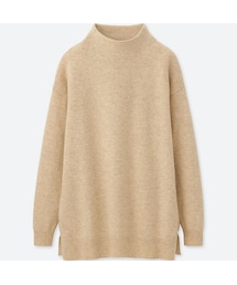 UNIQLO | ラムブレンドモックネックチュニック（長袖）(ニット/セーター)