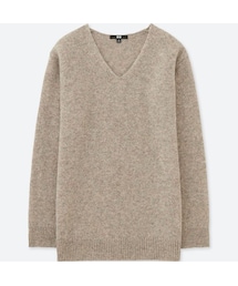 UNIQLO | メランジウールチュニック（長袖）(ニット/セーター)