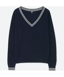 UNIQLO | コットンカシミヤクリケットセーター（長袖）(ニット/セーター)