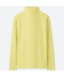 UNIQLO | ソフトニットフリースハイネックT（長袖）(Tシャツ/カットソー)