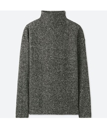 UNIQLO | ソフトニットフリースハイネックT（長袖）(Tシャツ/カットソー)