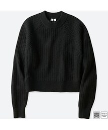 UNIQLO | チャンキーリブモックネックセーター（長袖）＋E(ニット/セーター)