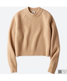 UNIQLO | チャンキーリブモックネックセーター（長袖）＋E(ニット/セーター)