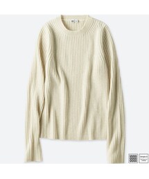 UNIQLO | シャイニークルーネックセーター（長袖）＋E(ニット/セーター)