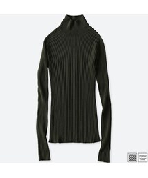 UNIQLO | 3Dメリノリブモックネックセーター（長袖）(ニット/セーター)