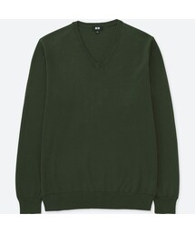 UNIQLO | ウォッシャブルVネックセーター（長袖）(ニット/セーター)