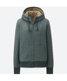 UNIQLO | ボアスウェットフルジップパーカ（長袖）(パーカー)