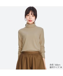 UNIQLO | ヒートテックフリースタートルネックT（長袖）(Tシャツ/カットソー)