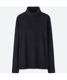 UNIQLO | ヒートテックフリースタートルネックT(長袖)(Tシャツ/カットソー)
