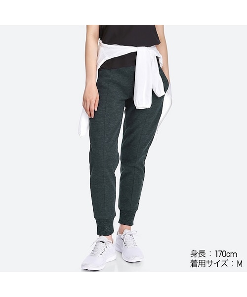 UNIQLO（ユニクロ）の「ブロックテックフリースパンツ（その他アウター・レディース・BLUE 68/DARK GRAY 08/BLACK 09/GRAY 03・S/L/M/XL）」の3枚目の写真