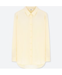 UNIQLO | レーヨンエアリーブラウス（長袖）(シャツ/ブラウス)