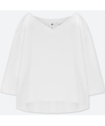 UNIQLO | ドレープブラウス（7分袖）(シャツ/ブラウス)