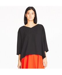 UNIQLO | ドレープブラウス（7分袖）(シャツ/ブラウス)