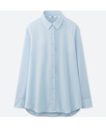 UNIQLO | レーヨンエアリーブラウス（長袖）(シャツ/ブラウス)