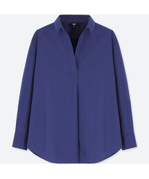 UNIQLO | エクストラファインコットンシャツ（長袖）(シャツ/ブラウス)