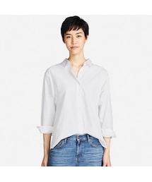 UNIQLO | エクストラファインコットンシャツ（長袖）(シャツ/ブラウス)
