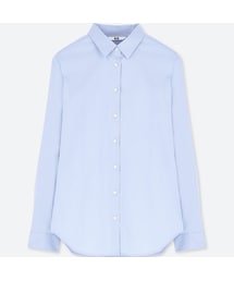 UNIQLO | スーピマコットンストレッチストライプシャツ（長袖）(シャツ/ブラウス)