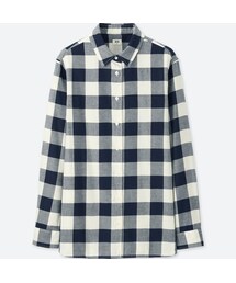 UNIQLO | フランネルチェックシャツ（長袖）(シャツ/ブラウス)