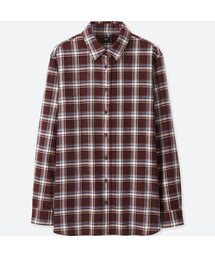 UNIQLO | フランネルチェックシャツ（長袖）(シャツ/ブラウス)