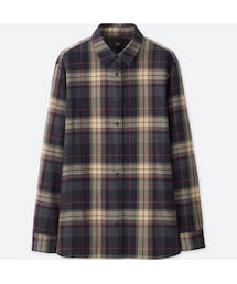 UNIQLO | フランネルチェックシャツ（長袖）(シャツ/ブラウス)