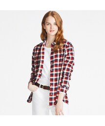 UNIQLO | フランネルチェックシャツ（長袖）(シャツ/ブラウス)