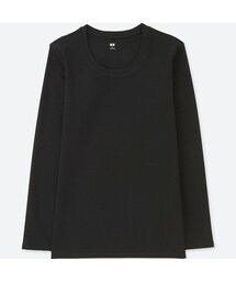 UNIQLO | コンパクトコットンクルーネックT（長袖）(Tシャツ/カットソー)