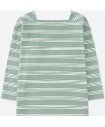 UNIQLO | 2WAYボーダーT（8分袖）(Tシャツ/カットソー)