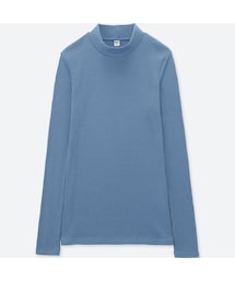 UNIQLO | リブハイネックT（長袖）(Tシャツ/カットソー)