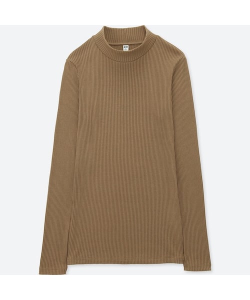 UNIQLO（ユニクロ）の「リブハイネックT（長袖）（Tシャツ