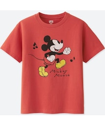 UNIQLO | BOYS サウンズ・オブ・ディズニーグラフィックT（半袖）(Tシャツ/カットソー)