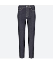 UNIQLO | ハイライズシガレットジーンズ（丈標準70cm）(デニムパンツ)