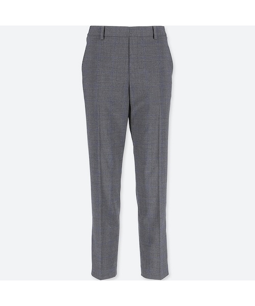 UNIQLO（ユニクロ）の「スマートスタイルアンクルパンツ（グレンチェック）（その他パンツ・レディース・LIGHT GRAY 02/GRAY 06・L/S/M/XL）」の2枚目の写真