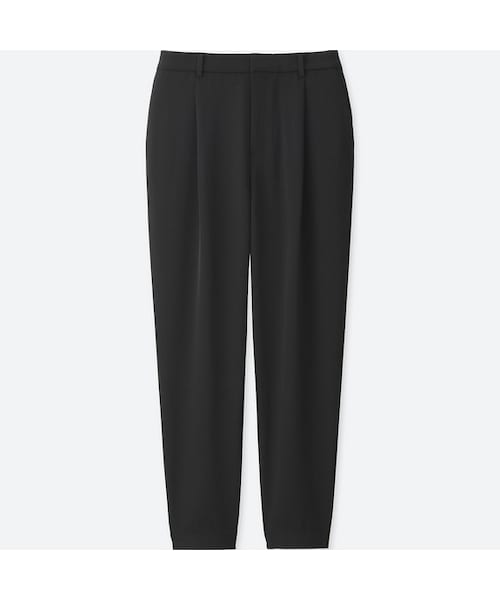 UNIQLO（ユニクロ）の「ドレープジョガーパンツ（その他パンツ・レディース・NAVY 69/GRAY 07/WINE 19/BLACK 09・XS/3XL/XXL/M/XL/S/L）」の2枚目の写真