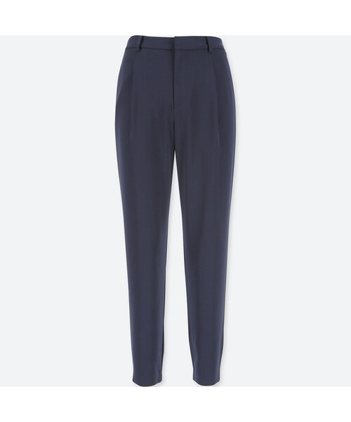 UNIQLO（ユニクロ）の「ドレープジョガーパンツ（その他パンツ・レディース・NAVY 69/GRAY 07/WINE 19/BLACK 09・XS/3XL/XXL/M/XL/S/L）」の3枚目の写真