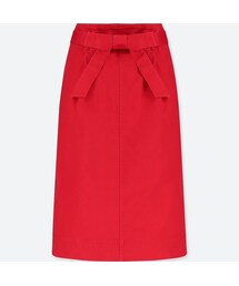 UNIQLO | ハイウエストベルテッドナロースカート（丈短め64～66cm）＋EC(スカート)
