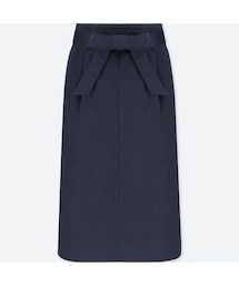 UNIQLO | ハイウエストベルテッドナロースカート（丈短め64～66cm）＋EC(スカート)