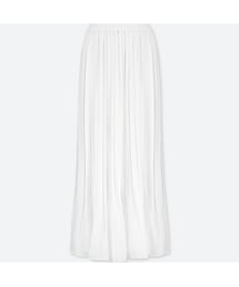 UNIQLO | ハイウエストシフォンプリーツスカート（丈長め93～95cm）＋EC(スカート)