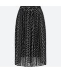 ユニクロ | ハイウエストプリーツスカート（ジオメトリック・丈標準76～80cm）(裙子)
