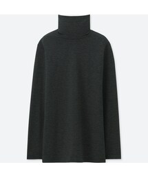 UNIQLO | ヒートテックタートルネックT（長袖・ボーダー）(その他アンダーウェア/インナー)