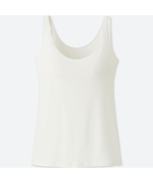UNIQLO（ユニクロ）の「エアリズムブラタンクトップ（ブラジャー・レディース・BLACK 09/WHITE 00/NAVY 69/BEIGE 32/BLUE 61・XS/3XL/S/M/L/XXL/XL）」の2枚目の写真