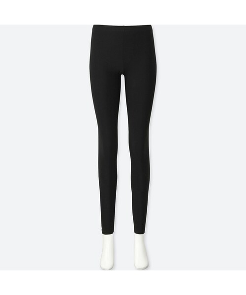 UNIQLO（ユニクロ）の「レギンス（10分丈）（その他アンダーウェア/インナー・レディース・NAVY 69/DARK GRAY 08/BLACK 09・XL/L/S/XXL/M）」の2枚目の写真