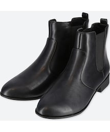 UNIQLO | サイドゴアショートブーツ(その他シューズ)