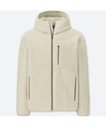 UNIQLO | ブロックテックシルキーフリースパーカ（長袖）(その他アウター)