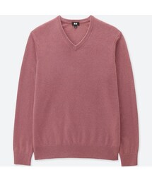 UNIQLO | カシミヤVネックセーター（長袖）(ニット/セーター)