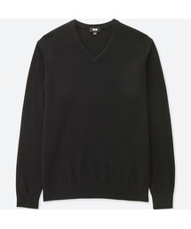 UNIQLO | カシミヤVネックセーター（長袖）(ニット/セーター)