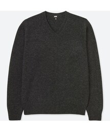 UNIQLO | ラムVネックセーター（長袖）(ニット/セーター)