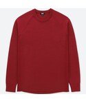 ユニクロ | アクティブクルーネックセーター（長袖）＋E(針織衫)