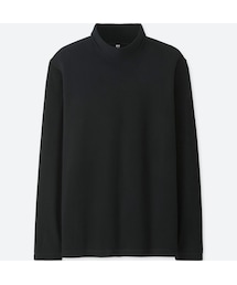 UNIQLO | ヒートテックフリースモックネックT（長袖）(Tシャツ/カットソー)